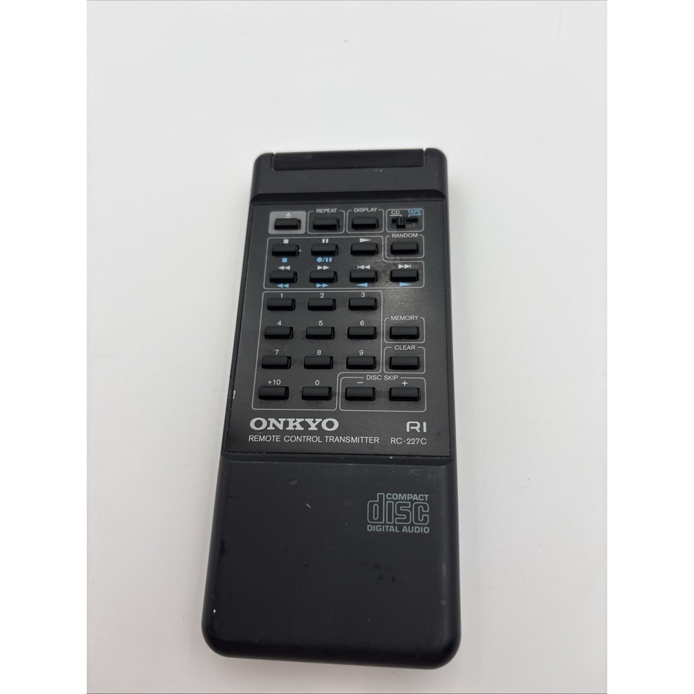 Onkyo RC-227C RI Remote Control OEM Replacement for CD Player Audio Black